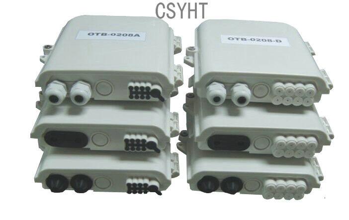 2x8 PLC IP65 Ftth Fiber Optic Termination Box With Lock