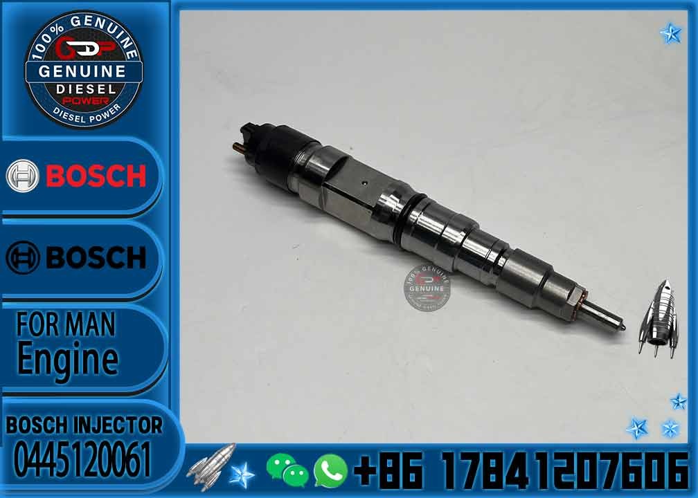 High Quality Common Rail Injector 0445120061 51.10100-6138 51.10100-6064 for Diesel Nozzle Assembly