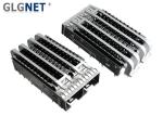 2 Ports SFP+ Cage Connector with Light Pipe Heat Sink 10G Ethernet Shield Cage