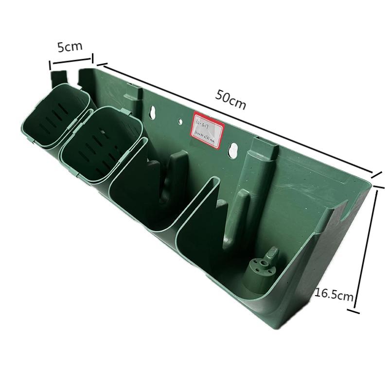 Customized Green Wall PP Strong Vertical Plastic Flower Pot For Indoor/Garden Decoration