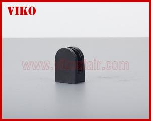 Quality Black D Clam VK63B Black D Clamp Glass Spigot Square Design Swimming Pool Fence Tempered Glass 304 Stainless steel Satin wholesale