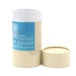 Biodegradable Custom Kraft Cylinder Box Cardboard Round Box Cosmetic Paper
