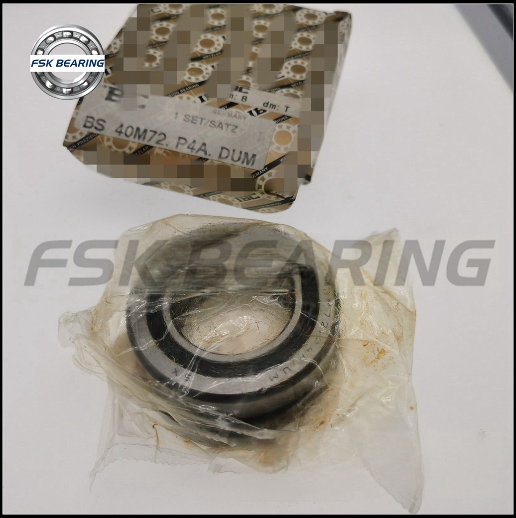 Single Direction BS40M72-P4A-DUM Angular Contact Thrust Ball Bearings 40*72*15 mm Metric Size