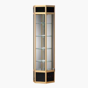 Quality Generous Rotary Acrylic Display Showcase Mobile Lighting 53 * 53 * 100 Size Custom Color wholesale