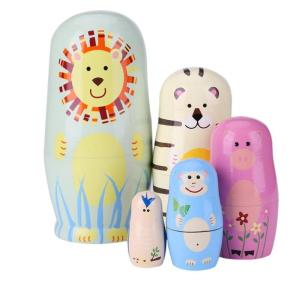 Quality Wooden Russian Doll Matryoshka Handmade Children Gifts wholesale