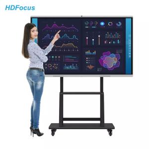 Quality 3840x2160 86 Inch Interactive Whiteboard Smart Panel For Classroom wholesale