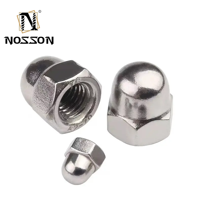Metric Measurement System Oil Gas Industry SS 316 Dome Nut M3 M4 M5 M6 M8 for Heavy-Duty Applications