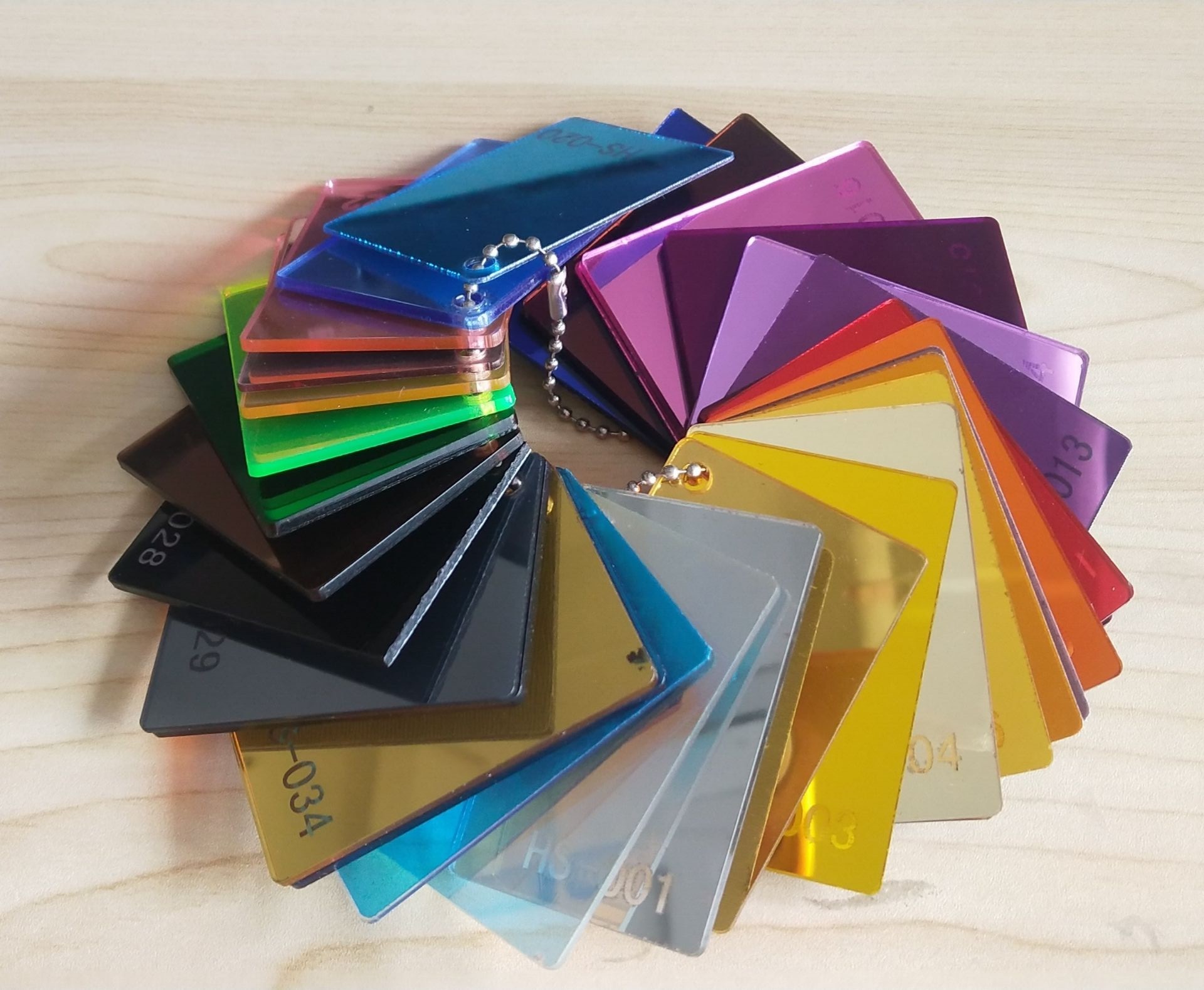 Various Color Plexiglass Mirror Sheets PMMA Plastic Sheet Custom Cut