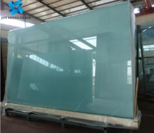 Quality Flat / Curved Laminated Safety Glass, Clear White Double Glazing Toughened Glass wholesale