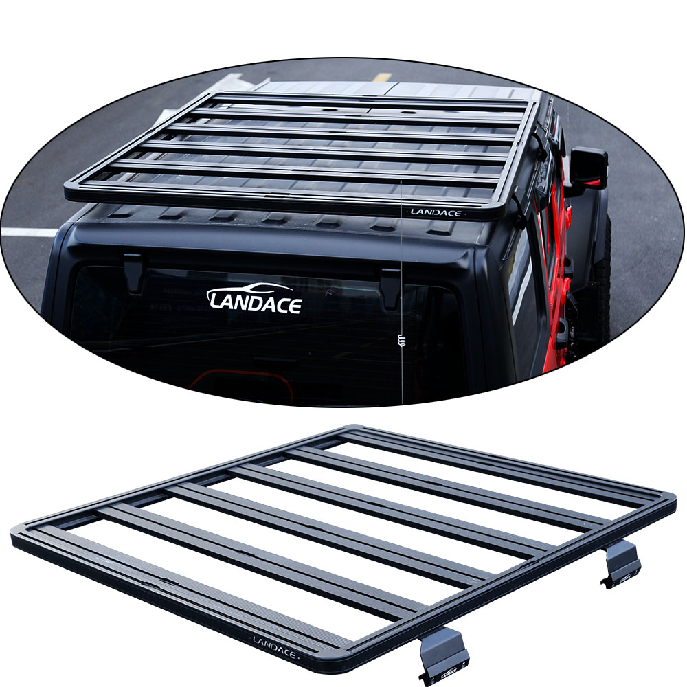 Alloy Car Roof Racks for Jeep E-coat Powder Coat Finish Laser Cutting Process