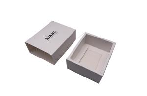 Quality Custom White Cardboard Drawer Cosmetic Boxes 300-350GSM for Mask Packaging wholesale