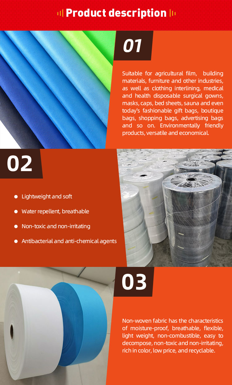 PP Non Woven Fabric 350g Agricultural Geotextile Cloth 10-320cm