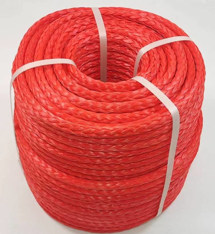 48mmx500m 12 Strand Braided Uhmwpe Rope With High MBL Made In China