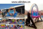 thrilling amusement park rides human gyroscope/3D space ring rides for sale