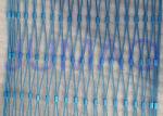 Blue Flexible Stainless Steel Cable Net , Soft Stainless Steel Rope Mesh