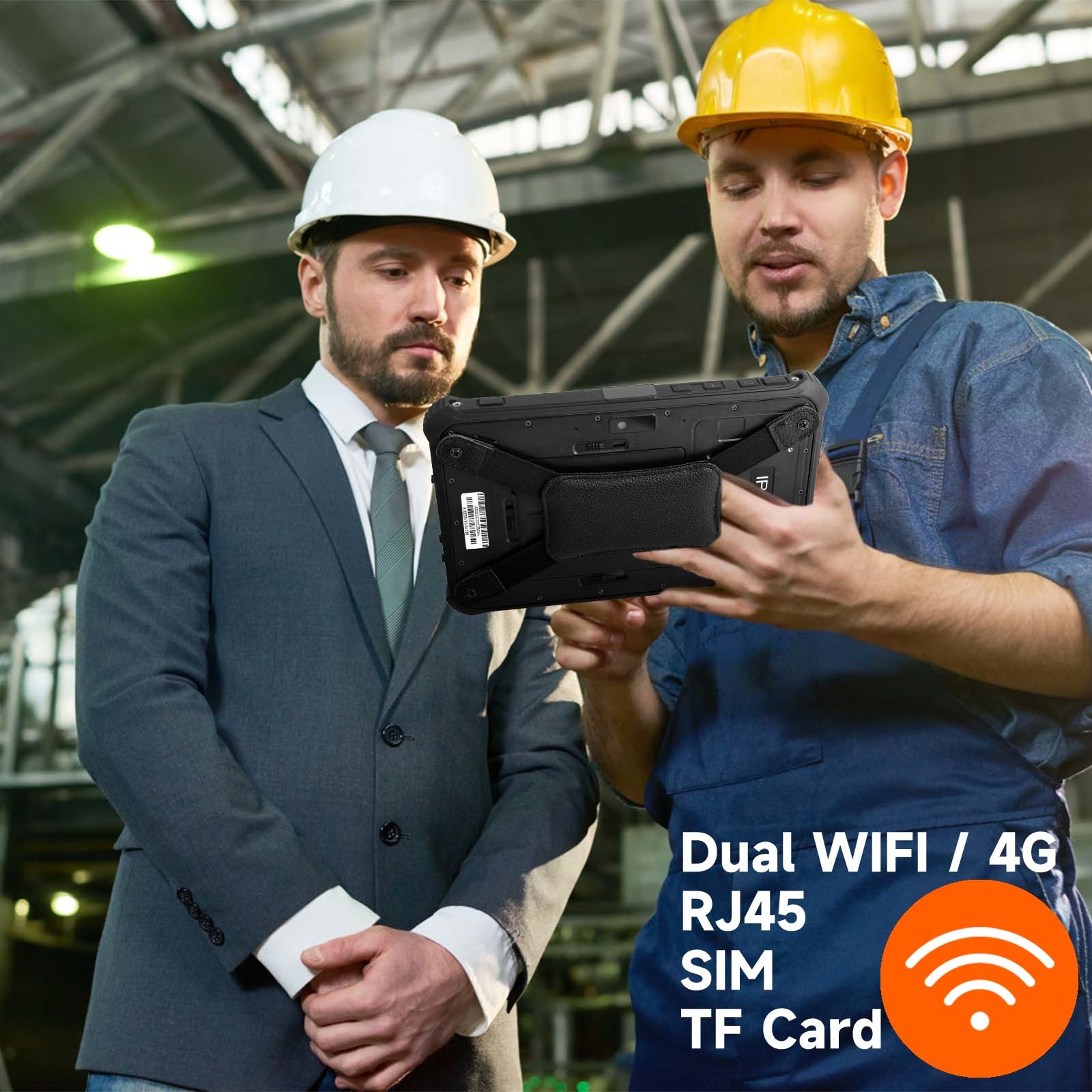 Waterproof IP67 Industrial Tablet PC LTE 4G 10 Inch 10000mAh Battery