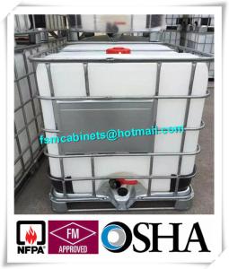 Quality Industry Galvanized 1000L IBC Tank For Liquid , Flammable Fire Resistant Cabinet For Drum wholesale