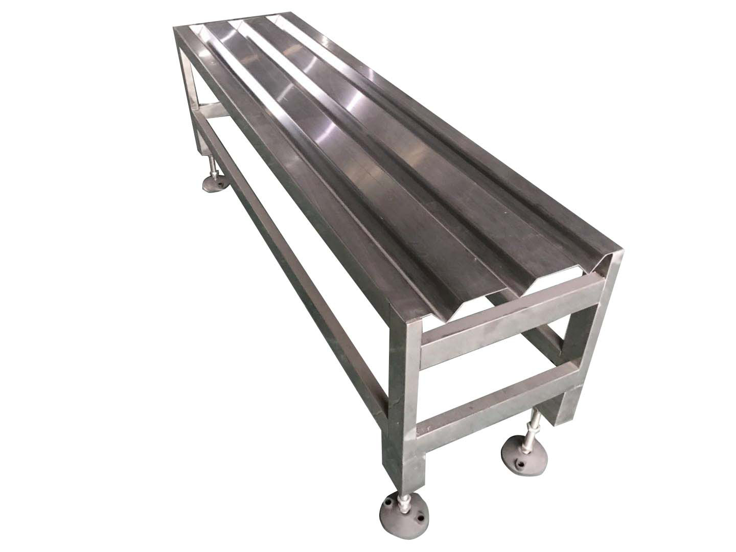 1.5m x 0.4m x 0.7m Sugar Cone Baking Machine Storage Table