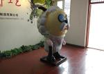 Cartoon Slow Sheep Custom Fiberglass Products For City Landscape Decoration