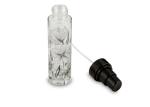 Dustproof 100ml Hair Oil Bottle Round Makeup Pump Bottle With Black Caps
