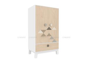 Quality 20KG 160cm Height Childrens Wooden Wardrobes wholesale
