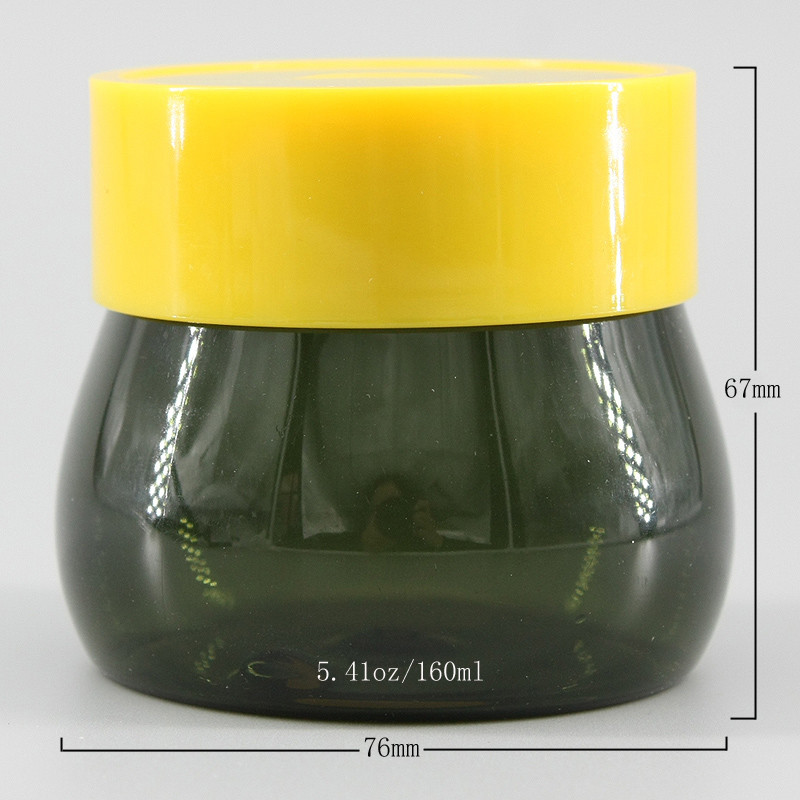 Dark Green 61mm 160ml Makeup Sample Pots