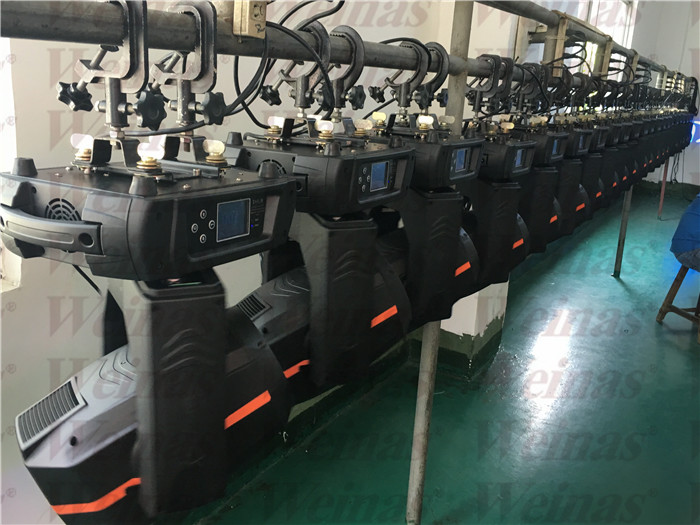 Dmx512 17R 350W Professional Wash Beam Spot Stage Moving Head Lighting Disco Light