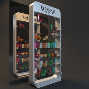 Quality 30kg Per Layer Cosmetic Display Units Cosmetic Display Cabinet With ISO9001 / SGS Certificate wholesale