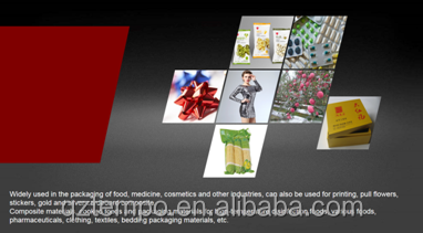 Food Grade PET EVA Laminated Film Roll for Moisture Proof Customized Flexible Packaging
