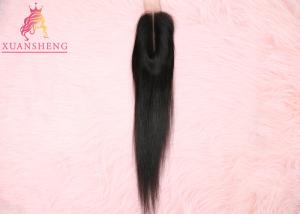 Quality 2*6 Transparents Lace Kim Closure Curticle Aligned Straight Hair wholesale