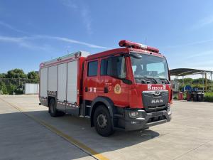 Quality PM60/SG60 Isuzu Fire Truck Heavy Duty Rescue Truck 8270 X 2550 X 3480MM 5000L wholesale
