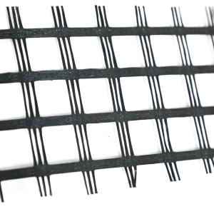 Quality Bitumen Coated Glass Fiber Geotextile Geogrid 50 - 300m Length wholesale