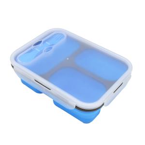 Quality Rectangle 3 Compartment Collapsible Bento Box For Adults wholesale