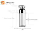 Biodegradable Plastic 2 Oz Makeup Bottles , 30ml Acrylic Lotion Bottle
