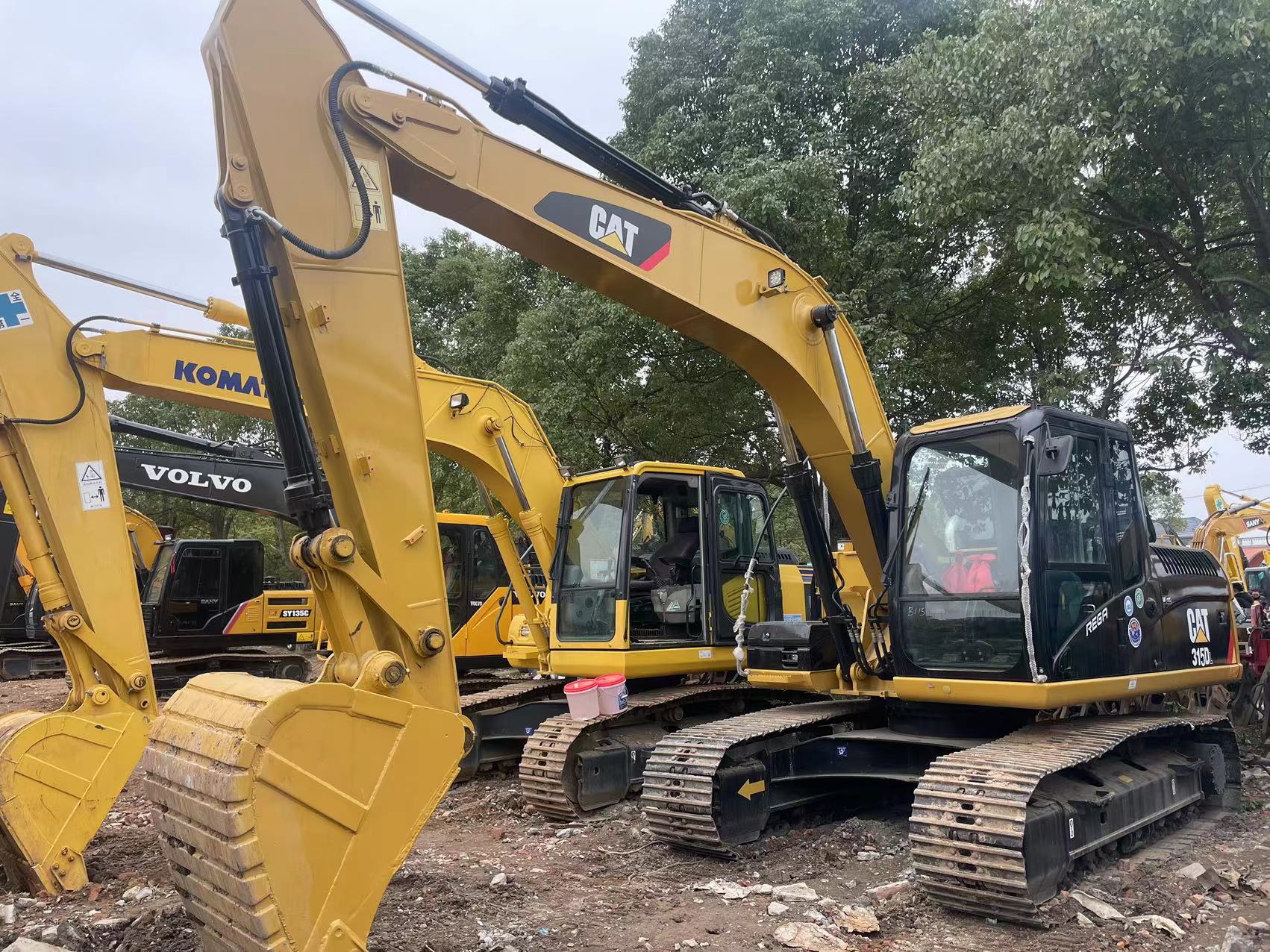 Used excavator CAT 315D second hand excavator used machinery 15ton hydraulic crawler backhoe digger import excav