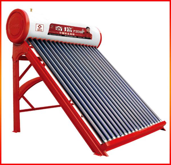 5TUBES-50TUBES Low Pressure Vacuum Tube Solar Water Heater in White for High
