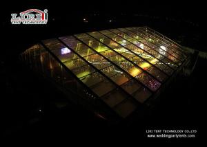 Quality Commercial White PVC Canopy Tent , Custom Trade Show Tents Large 2000 Capacity wholesale
