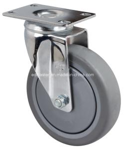 Quality 5715-57 5&quot; 110kg Plate Swivel TPE Caster Customizable for Your Demands and Requirements wholesale