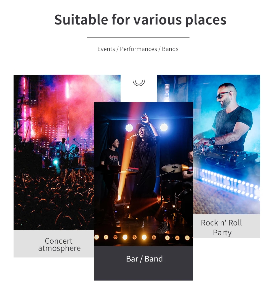 RGBW 4in1 Stage Light DMX512 Par LED Light 1810 For Wedding Stage Party Led Par