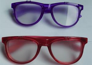 Quality Festival 3D Fireworks Glasses , Double Effect diffraction grating glasses wholesale