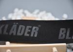Garment Custom Logo Polyester Webbing Straps Embossed 35mm Black
