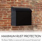 Metal High Capacity Parcel Package Drop Mailbox Wall Mount Rust Resistant