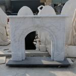 Marble Fireplace Surround White Stone Luxury Freestanding Fireplace Mante French