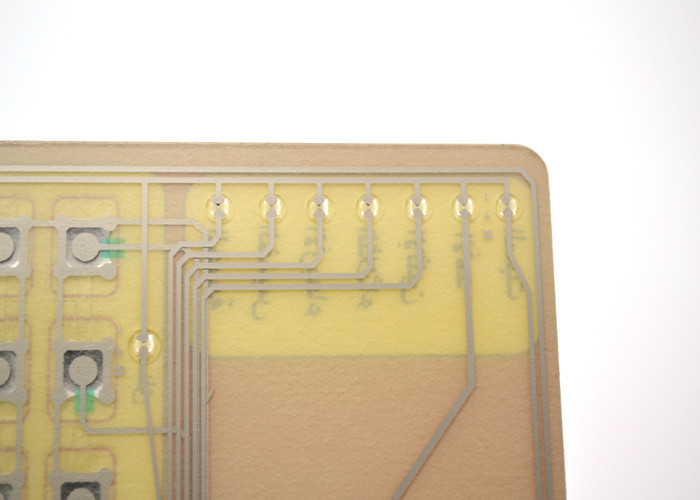 Metal Dome Membrane Switch LED , Embossed Tactile Membrane Keyboard