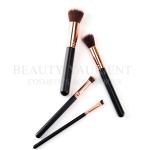Customized Logo 4 Piece Makeup Brush Set Private Label Face Brush With Beautiful