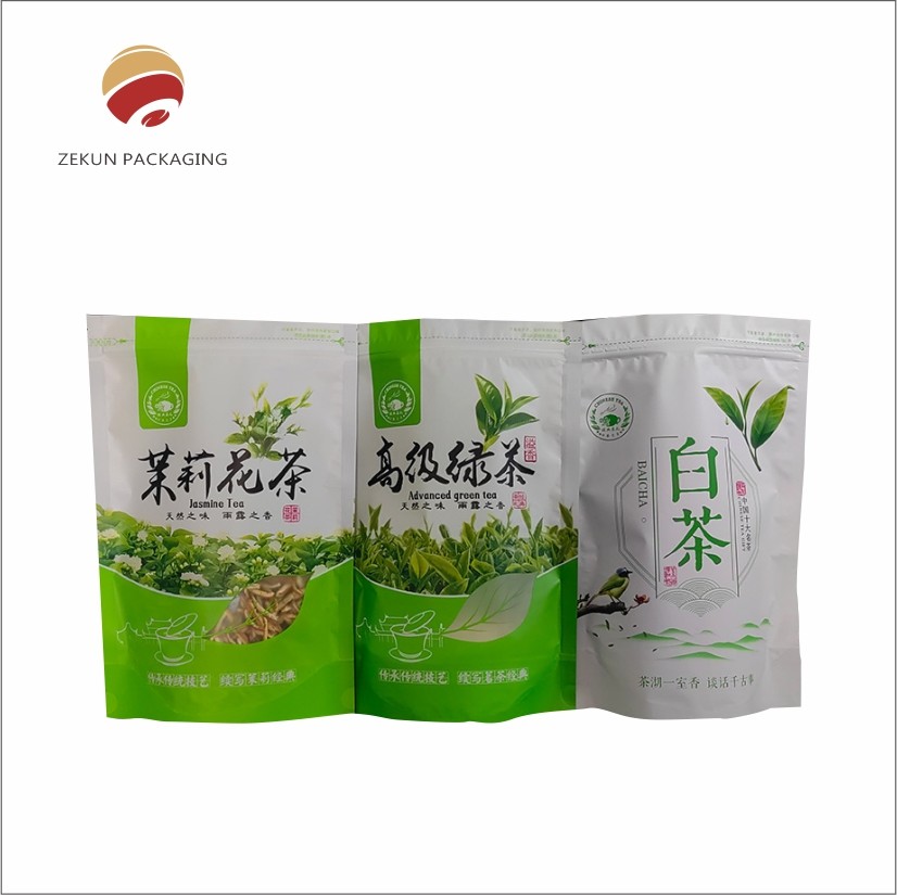 Custom Pet Food Tea Packaging Bags Gravure Printing Up To 10 Colors With Zipper