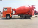 Euro 4 Standard Concrete Mixer Machine 6X4 / 10 Wheels 9CBM 380HP