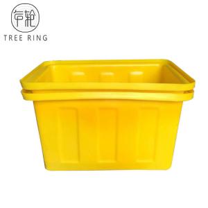 Quality 90 Liter Poly Box Truck Recycling Open Top Water Tank With Wheel And Lids wholesale