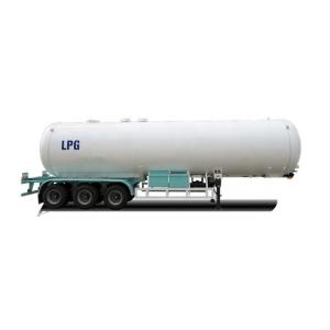 Quality 2&quot; 50mm Or 3.5&quot; 90mm JOST King Pin 56100 L LPG Tank Semi Trailer For Transportation wholesale