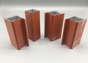 Quality 6063 T4 Senegal Wood Finish Aluminium Profiles , Anodized Aluminum Extrusions wholesale